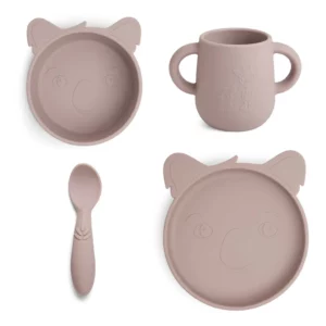 Service de table en silicone Lykke - paquet de 4