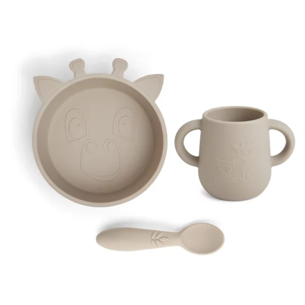 Coffret de vaisselle en silicone Ebba, lot de 3
