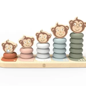 Jeu à empiler La Famille Singe