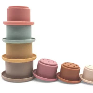 Gobelets à empiler en silicone