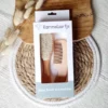 Ensemble brosse et peigne en bois pour bébé – Image 2